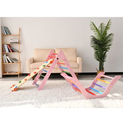 TopComfy Baby and Toddler Learning Toy, Educational Play Sets for Early Development, Sensory Stimulation Interactive Fun, Pink, 33.07”*20.07”*13.77" | Target