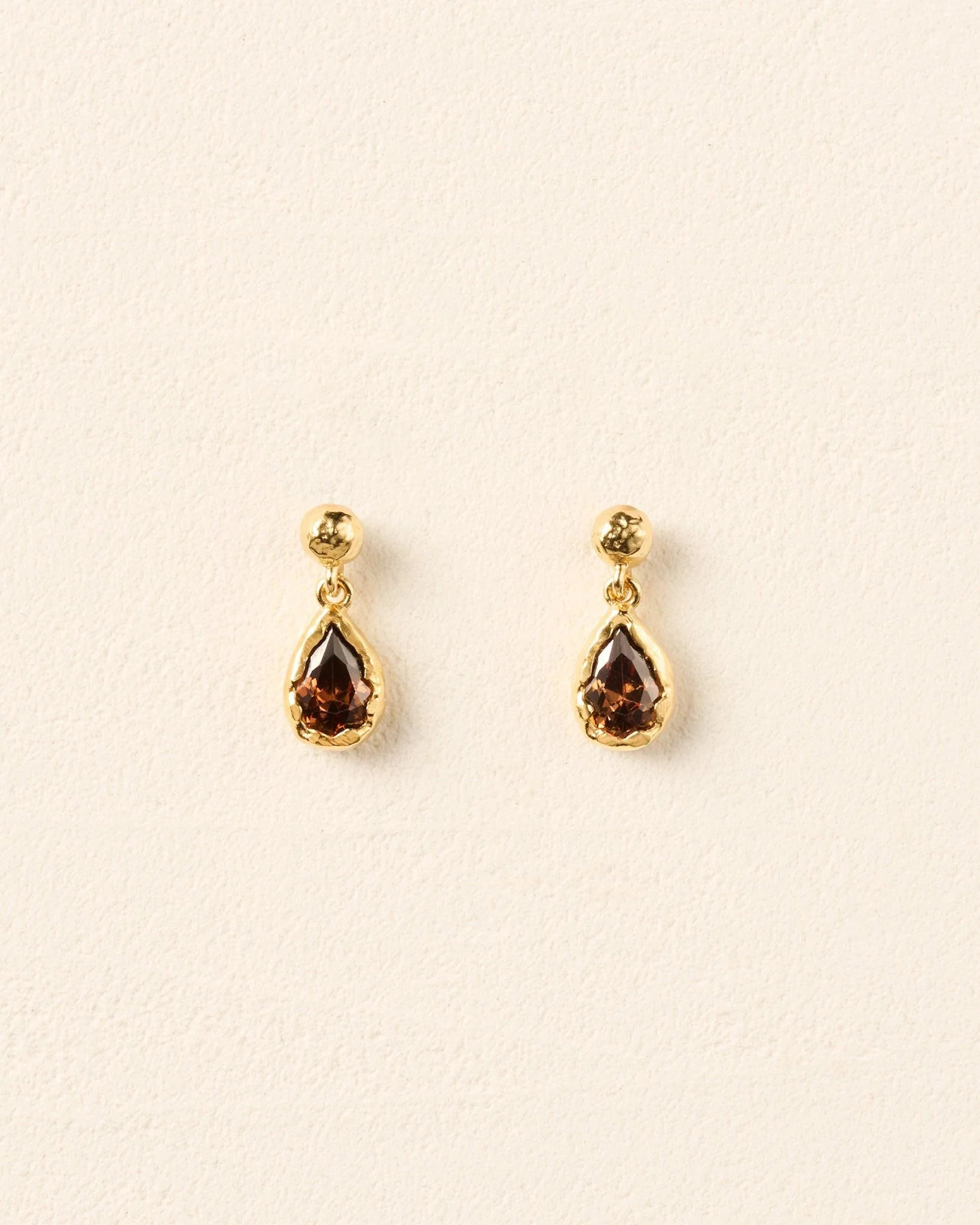 Lys\u00e9a Brown Earrings | Agapée (US)