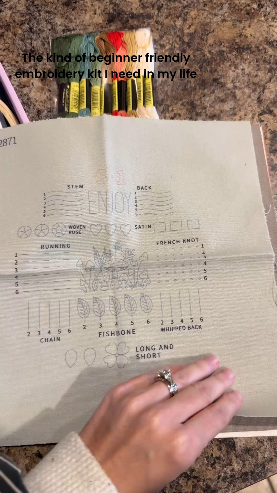 Learning embroidery this month and finally got in an actual beginner kit that will help! 

#LTKFindsUnder50 #LTKdayinmylife #LTKselfcare