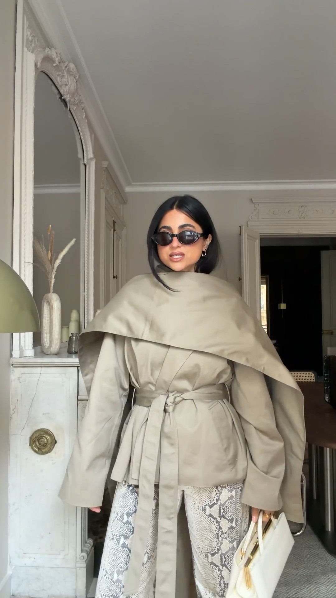 spring ootd for a rainy day in Paris 
pants: small 
trench: small 

#LTKootd #LTKgrwm