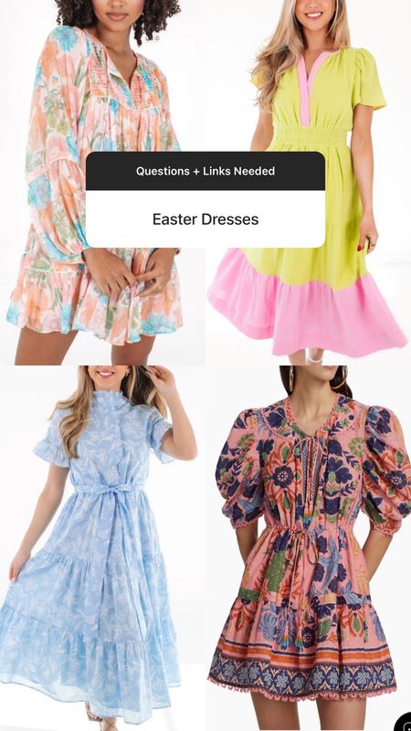 Easter dresses / spring dresses 

#LTKSeasonal