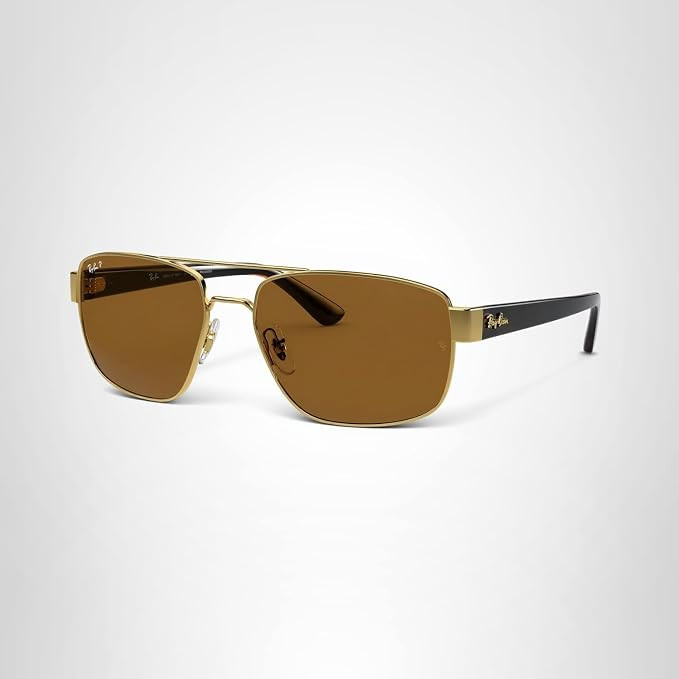Ray-Ban Rb3663 Metal Rectangular Sunglasses | Amazon (US)