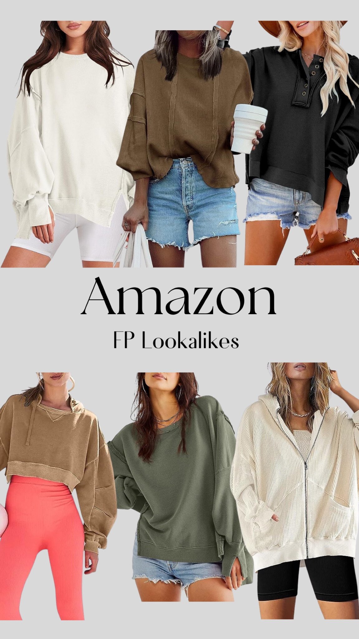 FP lookalikes on Amazon!

#LTKfitness #LTKunder50 #LTKFind