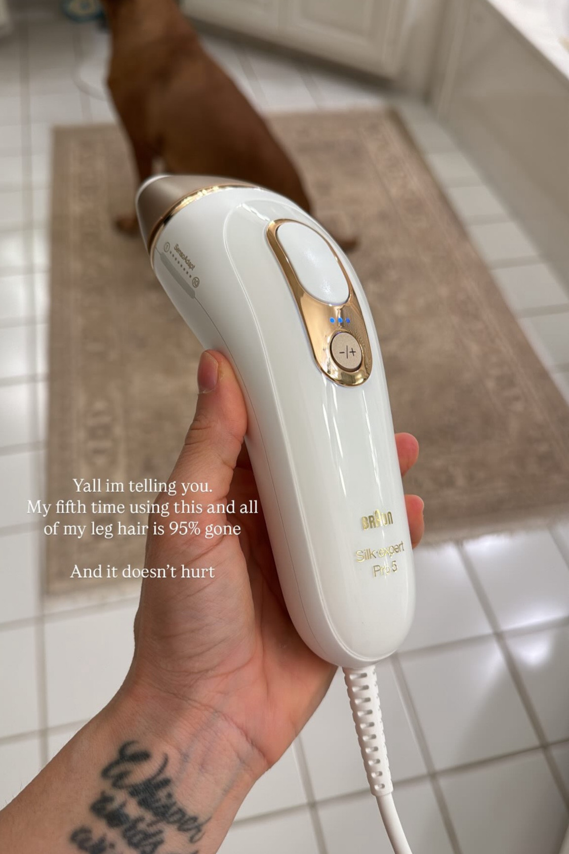 At home laser hair that WORKS
10/10 recommend 