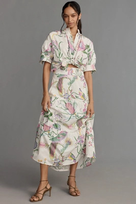 Banjanan Discovery Linen Skirt | Anthropologie (US)