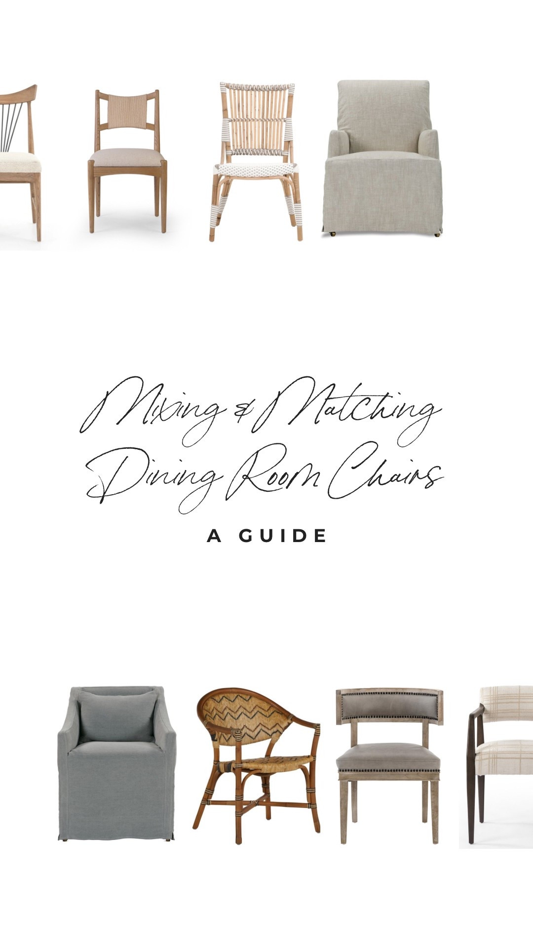 Use code PEGGYH15 on any full-price Scout & Nimble items | The secret to a designer-worthy dining space? Mixing and matching your chairs like a pro! Whether you love contrast, texture, or a statement end chair, pairing different styles adds depth and personality.

🪑 Stick to a common element – Keep one thing consistent, like color or material.
🪑 Balance textures – Mix woven or wooden chairs with upholstered ones for interest.
🪑 Anchor with head chairs – Slipcovered or armchairs at the ends add structure.

Head to the blog for more tips or to check out the #ProjectCaliContemporary reveal!

#LTKHome