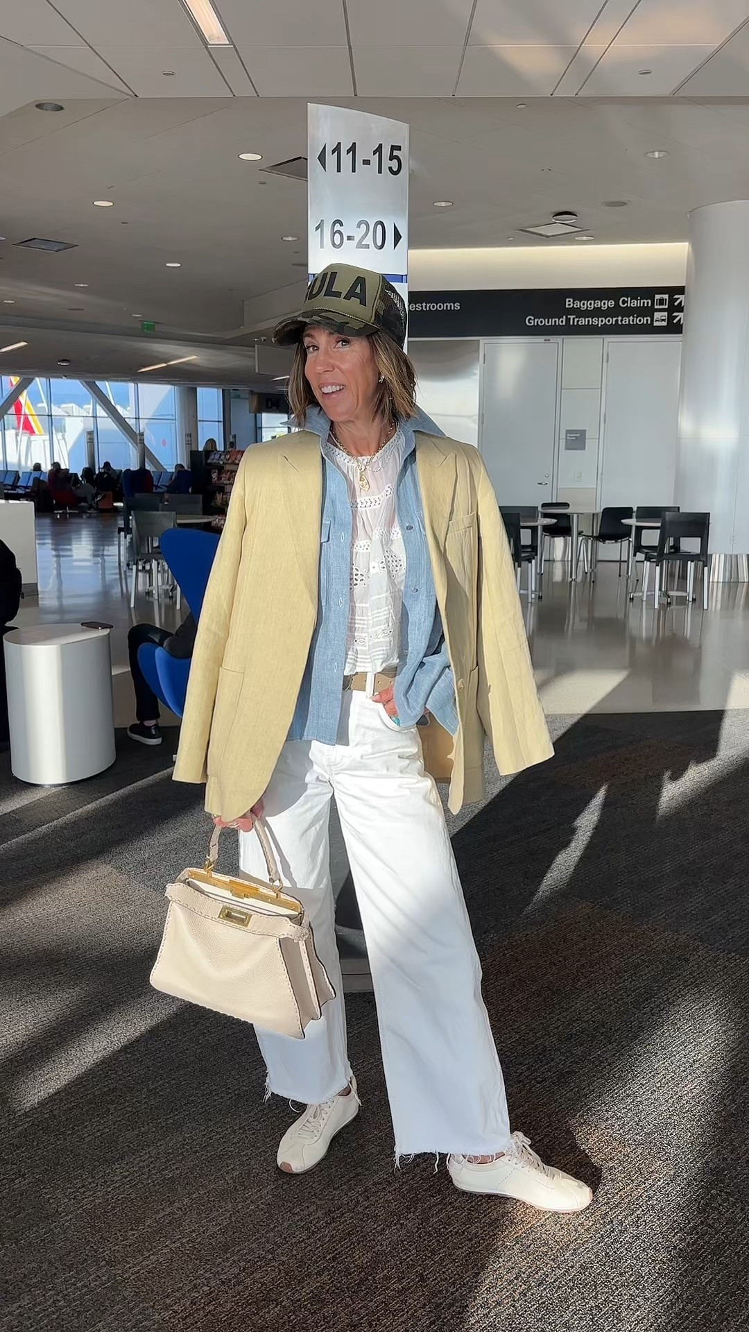Travel outfits for me are comfortable but also include items I don't want to pack in my case. This one fits the bill.

#LTKStyleTip #LTKOver40