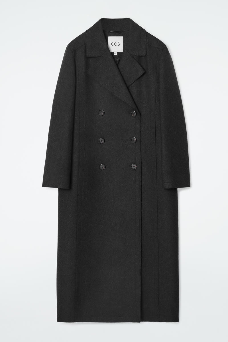 Longline Wool Pea Coat | COS (US)