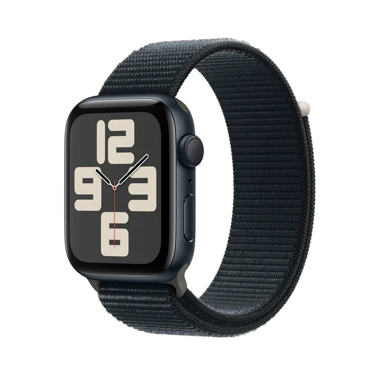 Apple Watch SE (2nd Gen) GPS 44mm Midnight Aluminum Case with Midnight Sport Loop. Fitness & Slee... | Walmart (US)