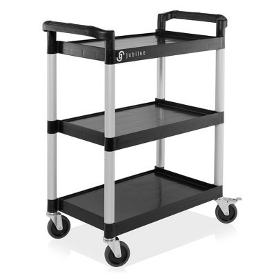 Jubilee 3-Tier Utility Service Cart with Wheels, 31.5" x 37.5" | Target