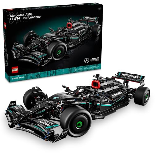 LEGO Technic Mercedes-AMG F1 W14 E Performance Race Car Building Set, Scale Model Car Gift for Adults, Authentically Detailed Build and Display Model for Home or Office Décor, 42171 | Amazon (US)