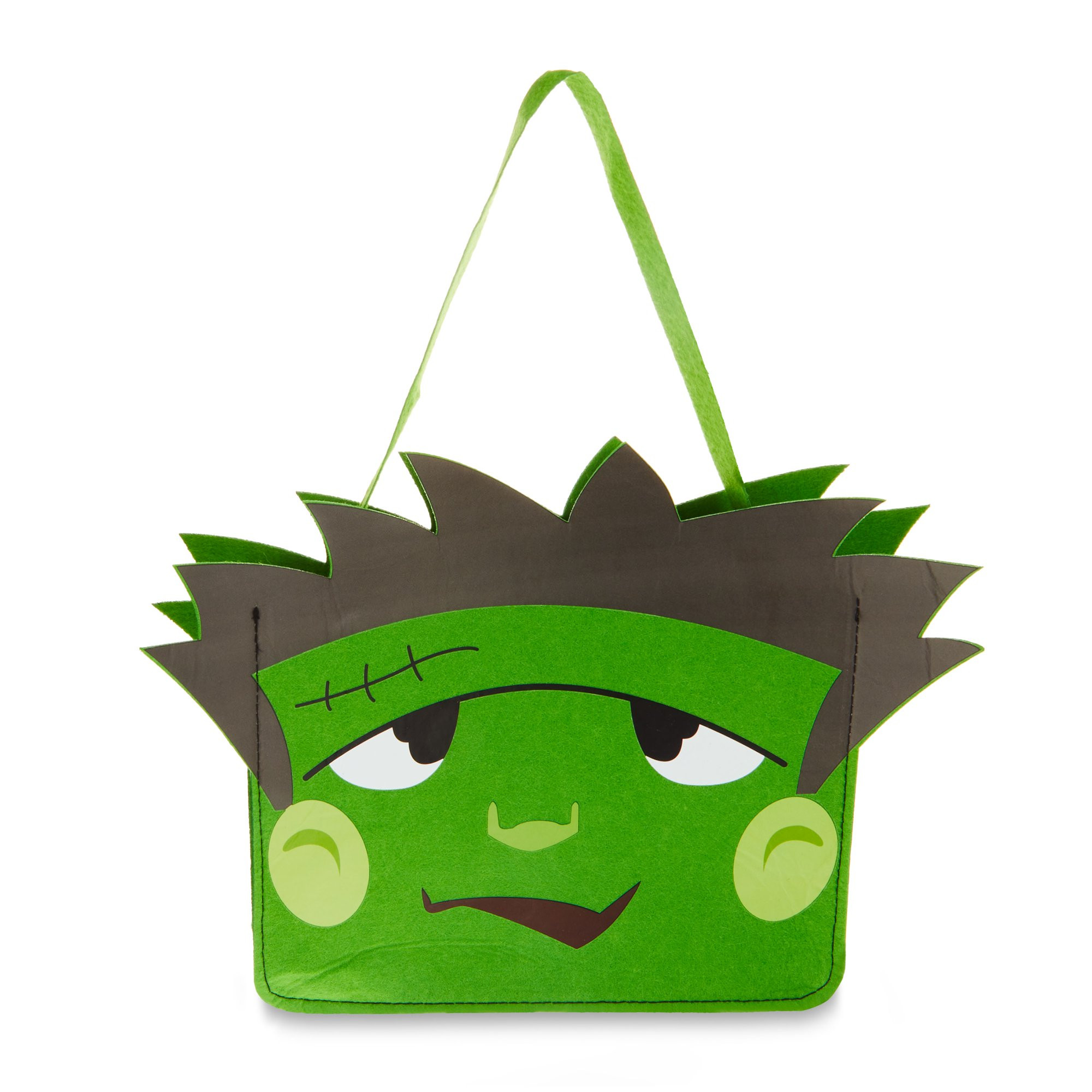 Halloween Green Monster Felt Tote, Way To Celebrate | Walmart (US)