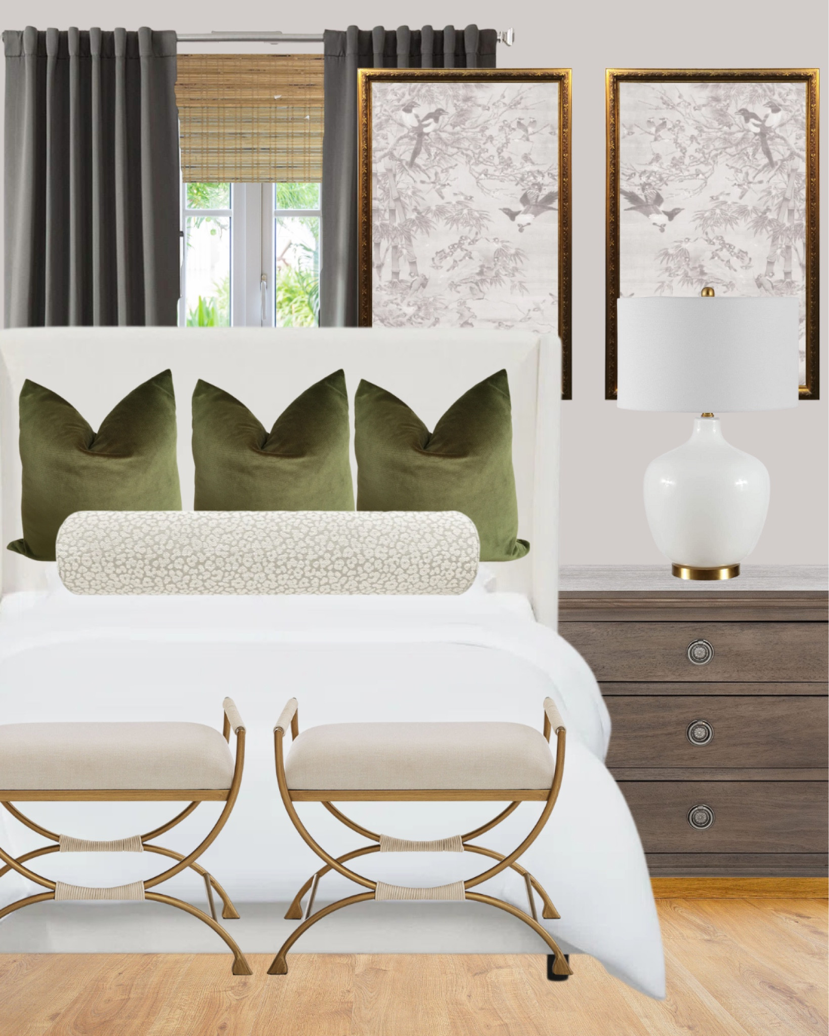 Love the dark, moody tones in this room 🖤 save or shop for design inspiration!

Bedroom, guest room, primary bedroom, modern bedroom, moody bedroom, traditional bedroom, neutral bedroom, budget friendly bedroom, upholstered bed, velvet pillows, table lamp, nightstand, bedroom design, bedroom inspiration 

#LTKunder100 #LTKstyletip #LTKhome