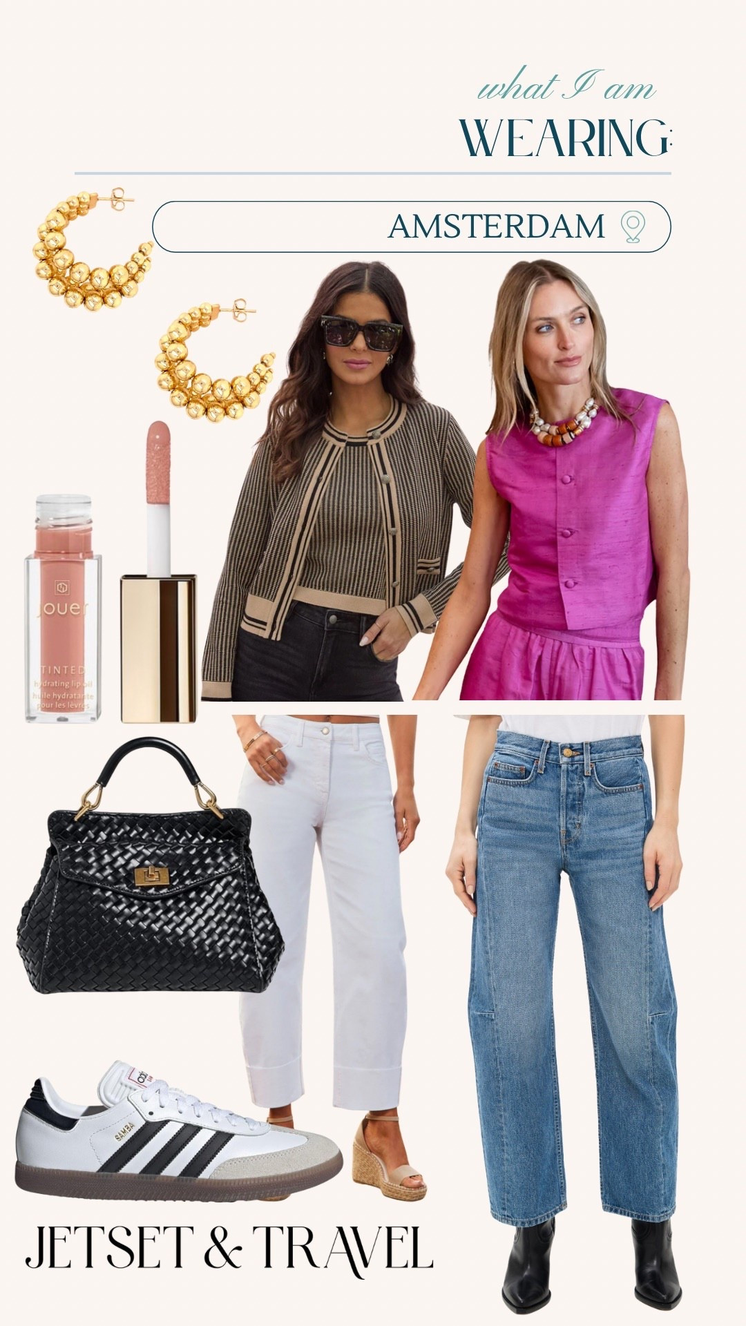 So many of you loved these tops when I posted them on #instagram - here are the full looks I put together along with the #accessories I wore. How do you feel about #barreljeans ? I was a little unsure about the trend at first but I’ve found a few pairs that are actually so flattering! These were perfect for some of the more casual events I’ve attended while here in #amsterdam. 

#travel #worktravel #internationaltravel #denim #jeans #barrel #cardigan #vici #juliaamory #adidas #whitedenim #handbag #sneakers #amazon

#LTKWorkwear #LTKTravel #LTKStyleTip