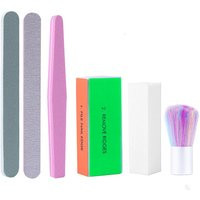 Manicure Set Nail Polish Kit Professional Nail Polishing Block, Powder Brush Nails Art Tools(7003-24 | Etsy (US)