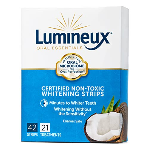 Lumineux Teeth Whitening Strips, 21 Treatments - Natural & Enamel Safe for Sensitive Teeth & Fresh B | Amazon (US)