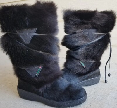Excellent! PAJAR (Made in Italy) GOAT HAIR APRES Winter Snow BOOTS (38 US 7) | eBay US