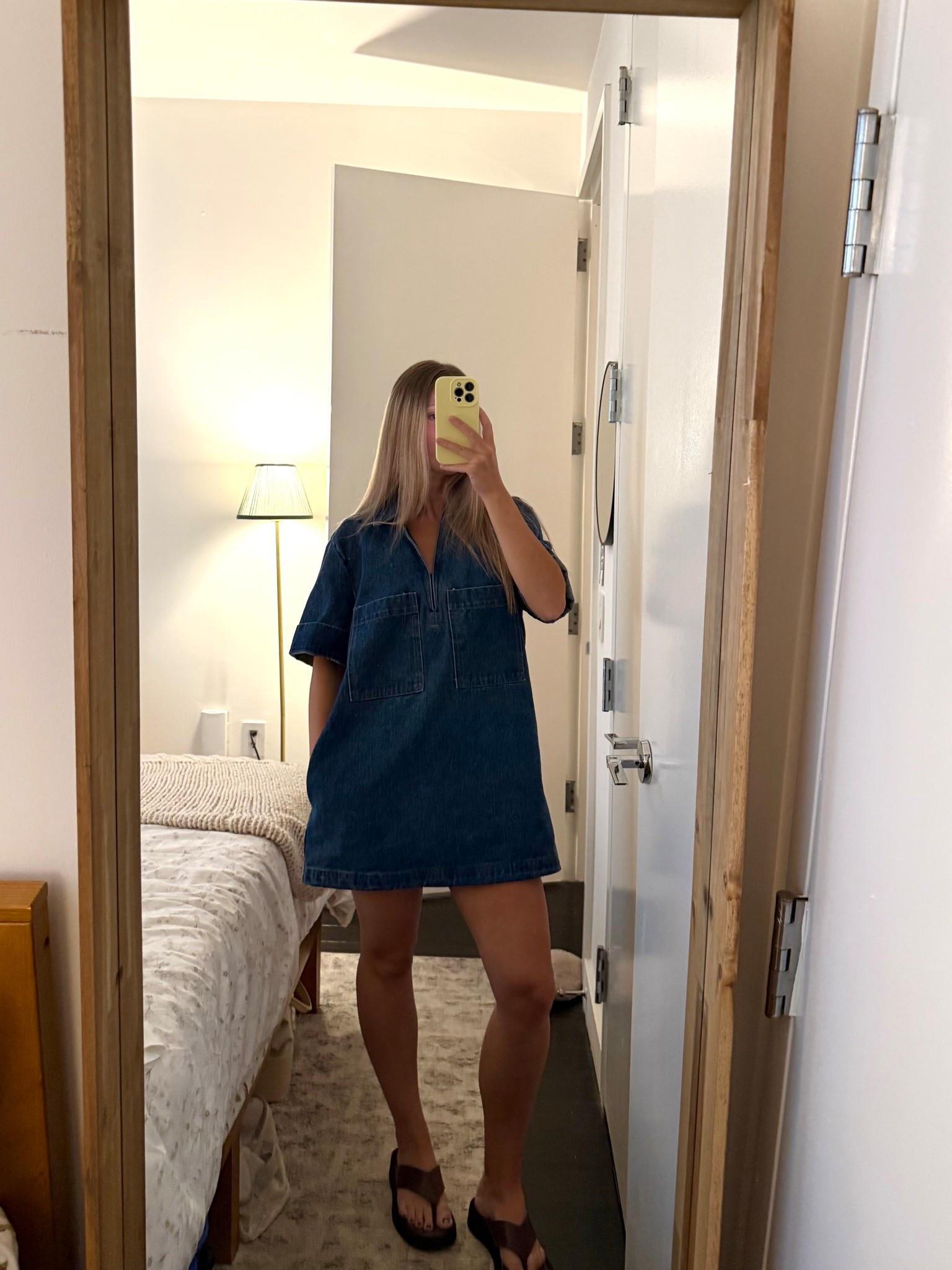 Favorite Denim Dress 

 #LTKSummerEdit #LTKSeasonal #LTKFindsUnder100