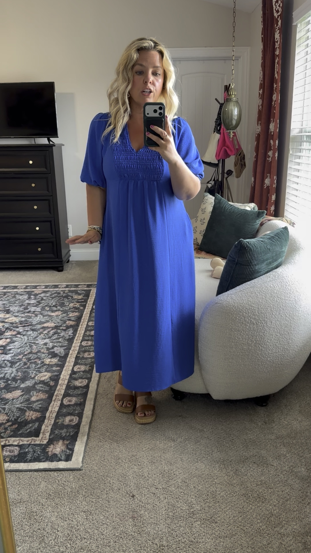 This flowy maxi dress is so tummy friendly and I'm 5'2" so it's petite friendly too! Amazon! I sized down to a medium & I am usually between a med/lg, size 10/12. 

 

#LTKOver40 #LTKMidsize #LTKPetite