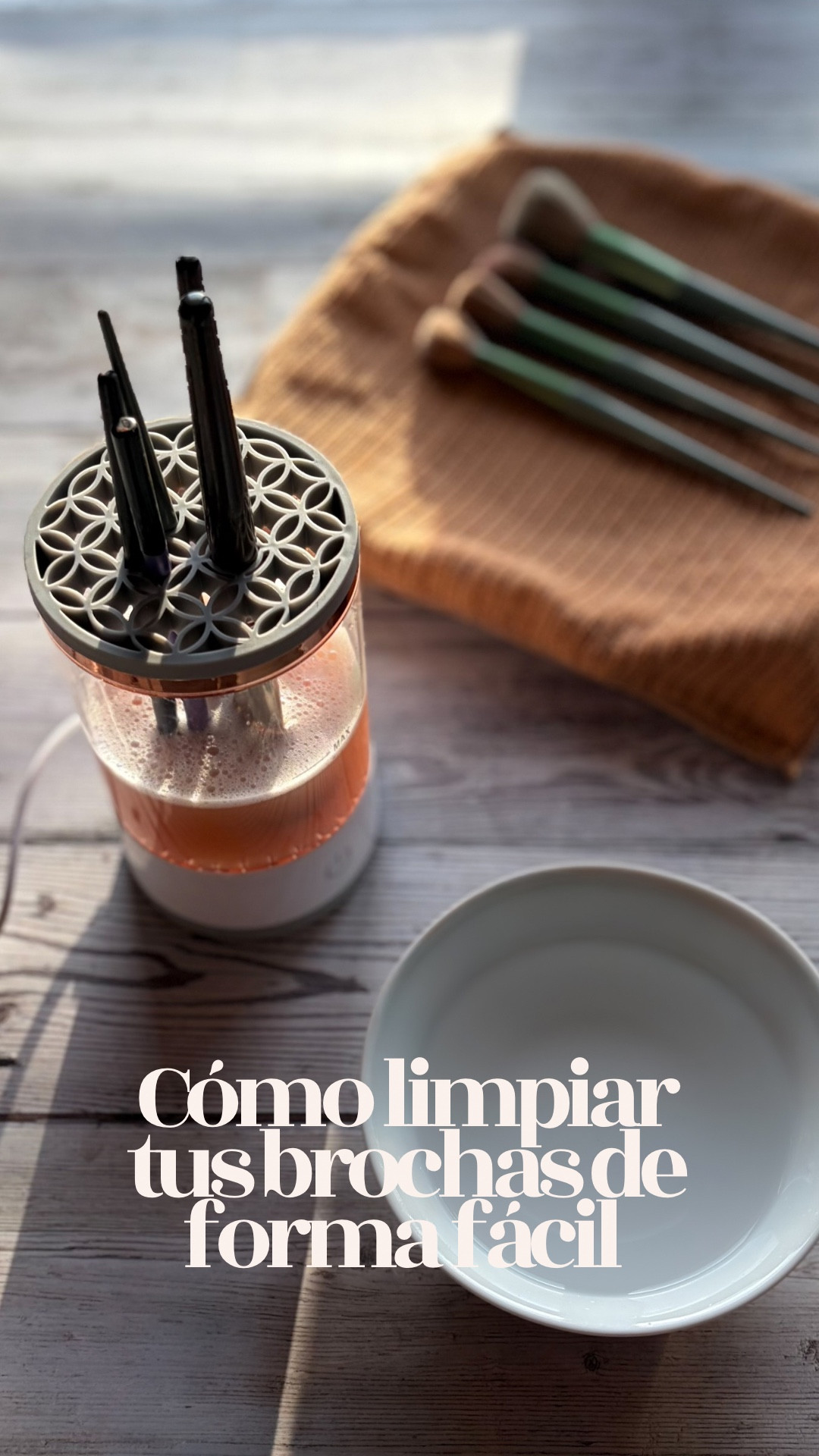Cómo limpiar tus brochas de forma fácil 