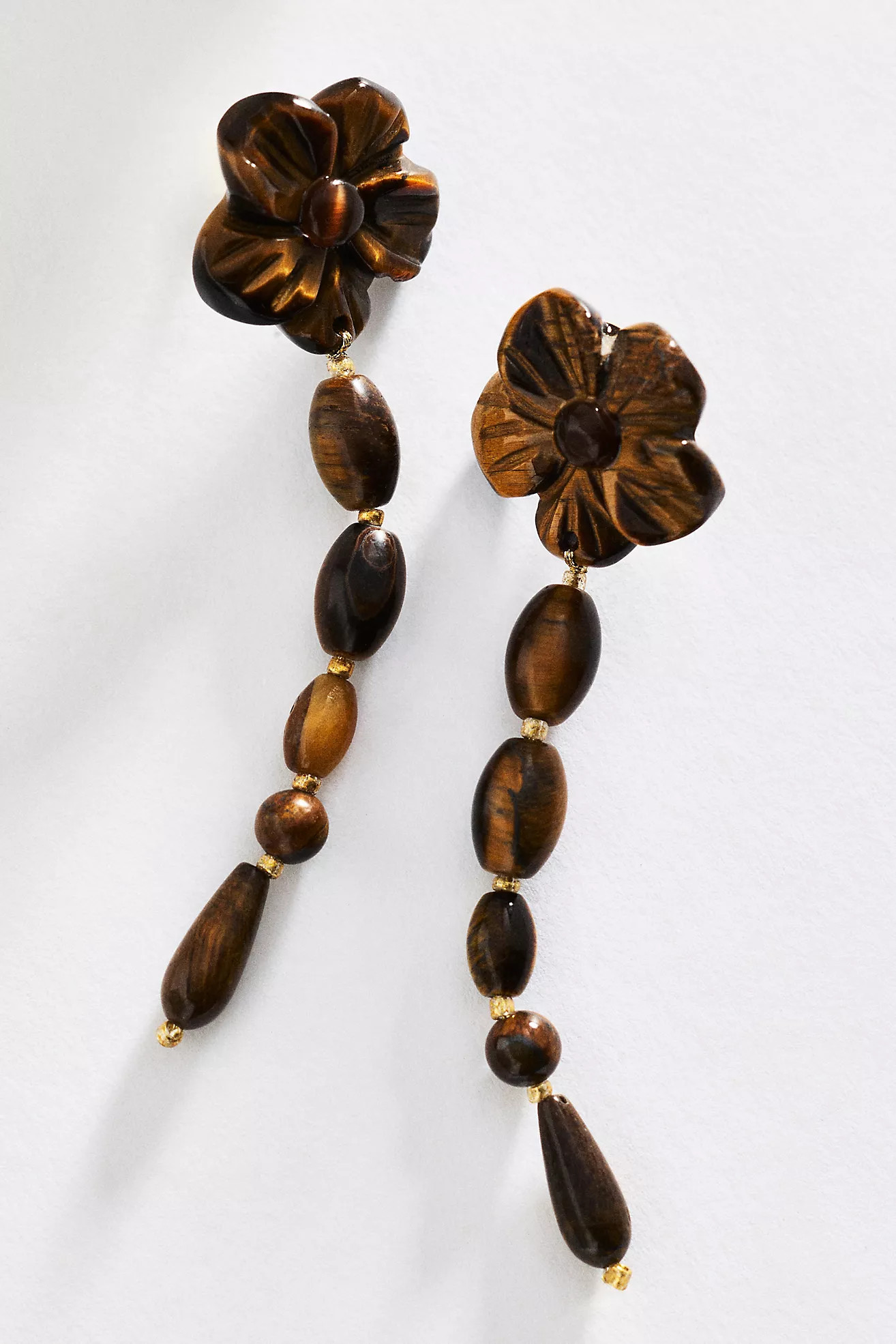 Floral Stone Drop Earrings | Anthropologie (US)