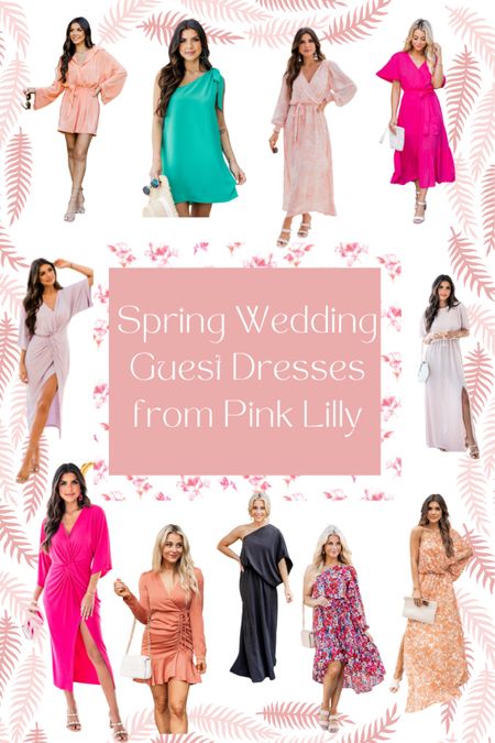 The perfect spring wedding guest dresses from Pink Lily  

#LTKsalealert #LTKSeasonal #LTKSale