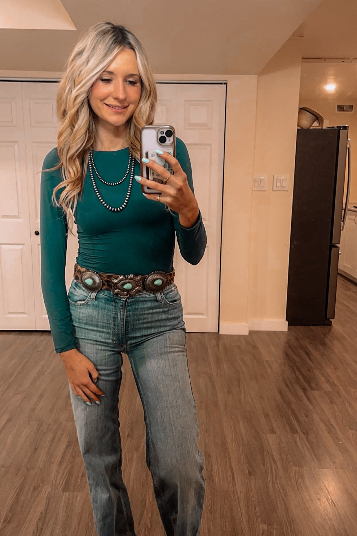 In love with the teal look lately🫶 western fashion, rodeo style, western stylee