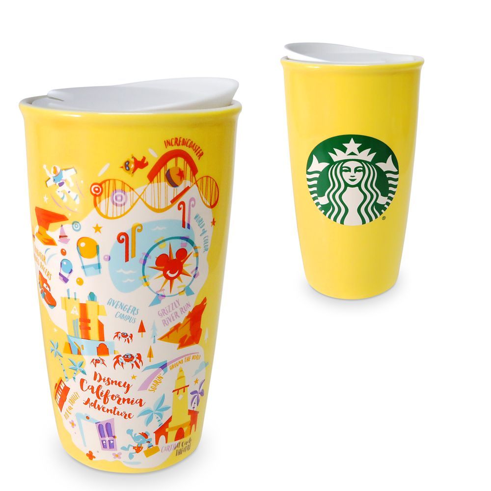 Disney California Adventure Starbucks Ceramic Travel Tumbler | Disney Store