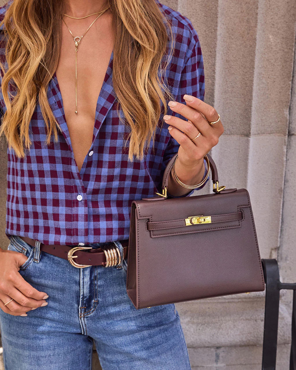 Tracey Large Structured Top Handle Bag | VICI