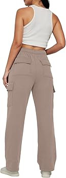 AUTOMET Cargo Sweatpants Baggy High Waisted Joggers | Amazon (US)