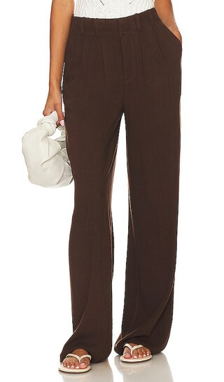 Rhodes Pant in Espresso Bean | Revolve Clothing (Global)