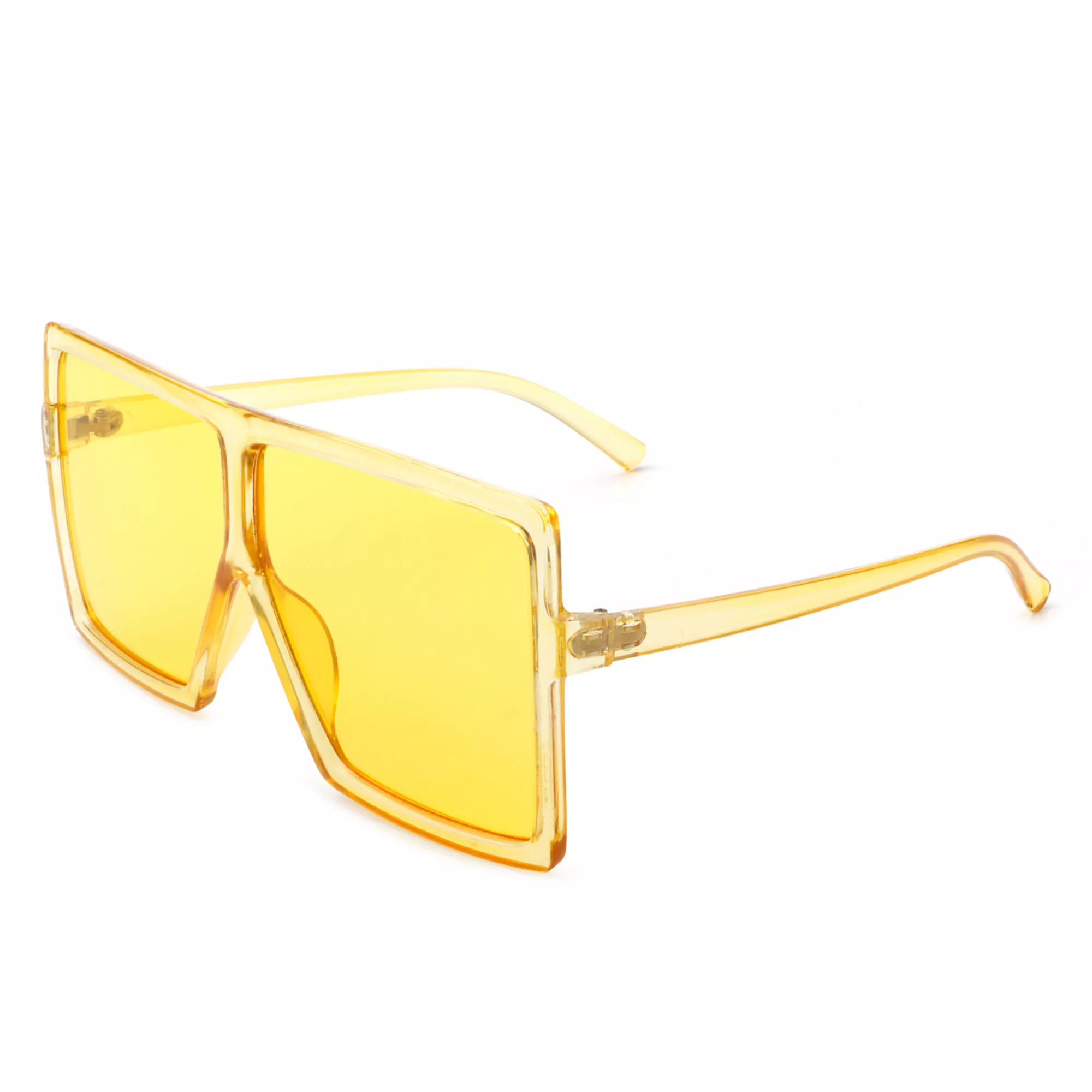 Oversized Flat Top Square Tinted Women's Sunglasses | Kohl's