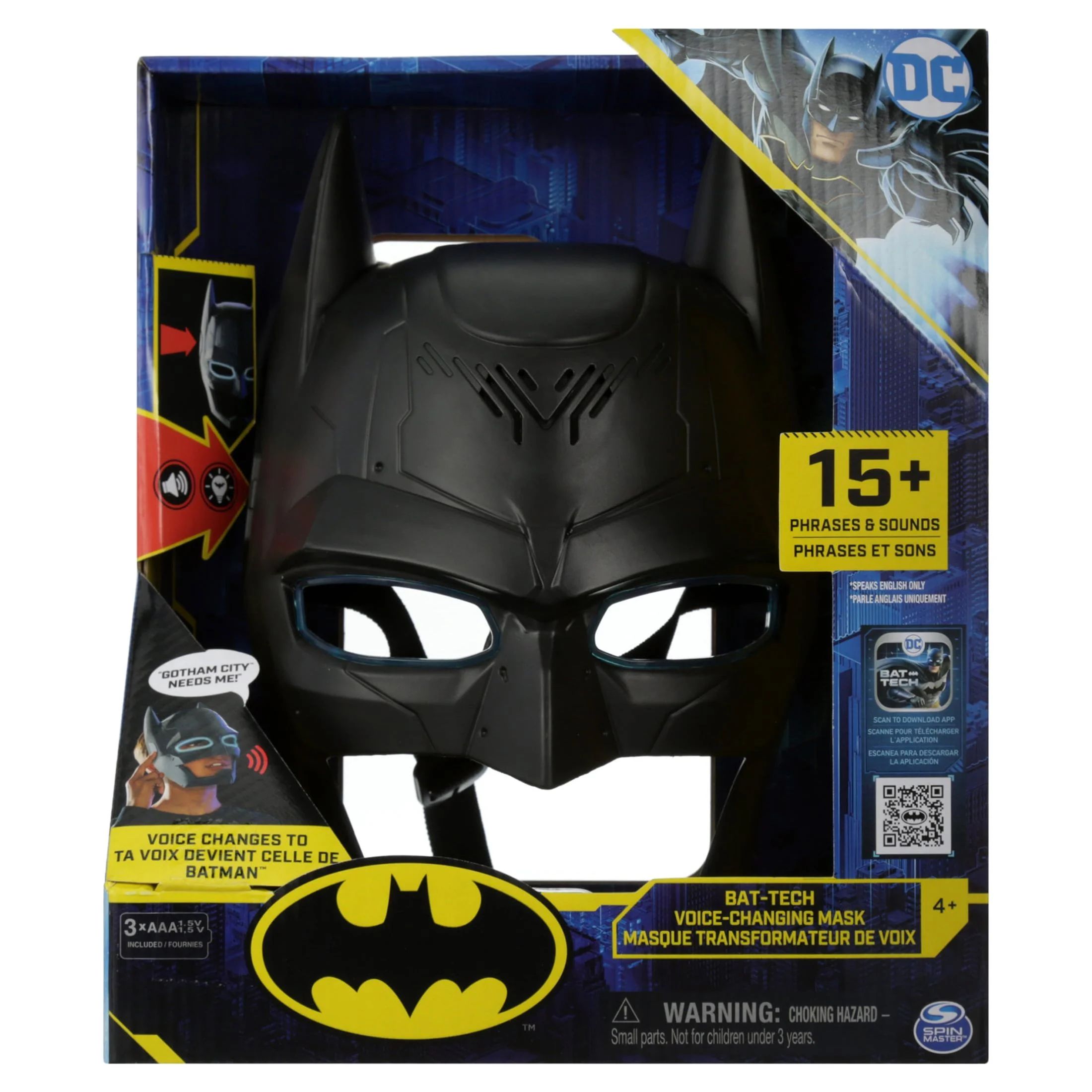 Batman Voice Changing Mask with over 15 Sounds, Kids Toys Aged 4 and up | Walmart (US)