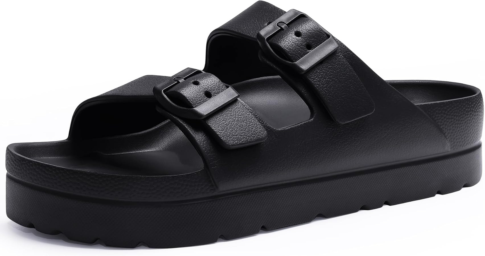 Women's Platform Sandals with Arch Support, Chunky Lightweight Foam Slip on Slides, Comfortable S... | Amazon (US)