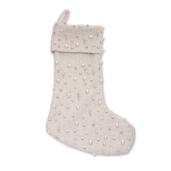 IVORY HOLIDAY STOCKING | LELE SADOUGHI