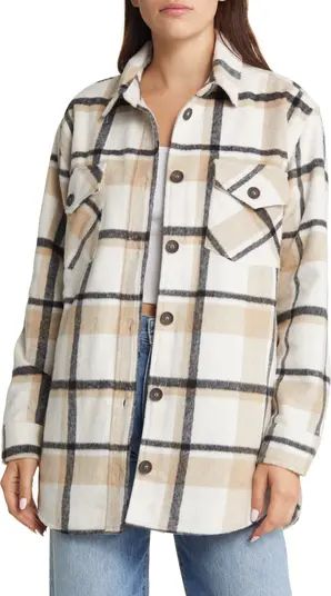 Thread & Supply Plaid Flannel Shacket | Nordstrom | Nordstrom