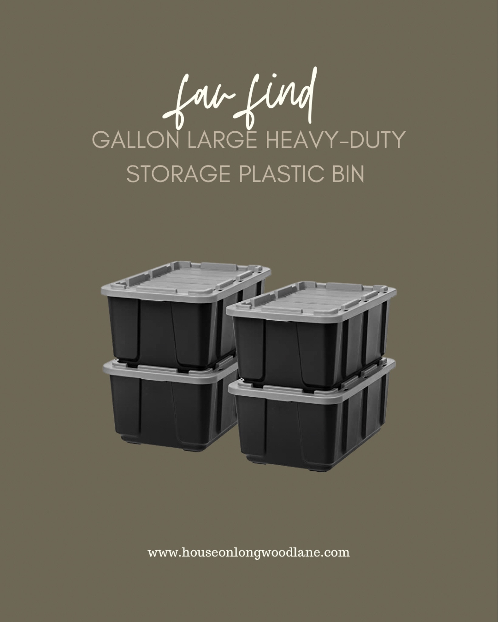 It’s about that time…. Christmas decorations are coming down! This is such a great find! 4 Large Heavy Duty Storage Bins, on sale now for, $99!

#LTKsalealert #LTKSeasonal #LTKHoliday