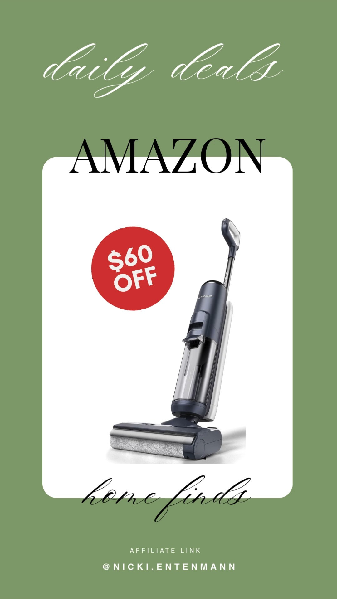 This Tineco Floor ONE S5 smart cordless wet dry vacuum cleaner and mop for hard floors brings cheerful convenience and effortless versatility to everyday cleaning with modern style. #TinecoVacuum #CordlessCleaner #WetDryVacuum #SmartCleaning #HomeEssentials #FloorCare #DailyCleaning #LifestyleGear #ModernLiving #TrendyHome 🧹✨🏠
 

 #LTKdayinmylife #LTKmorningroutine #LTKHome