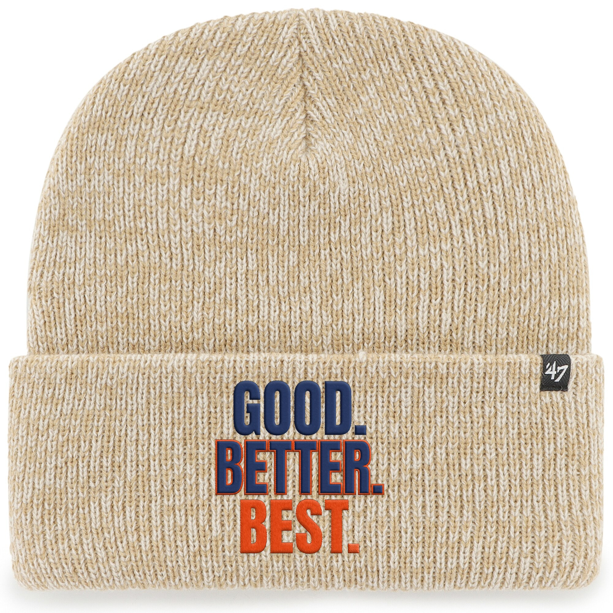 Men's Chicago Bears '47 Khaki Good. Better. Best. Cuffed Knit Hat | NFL Shop