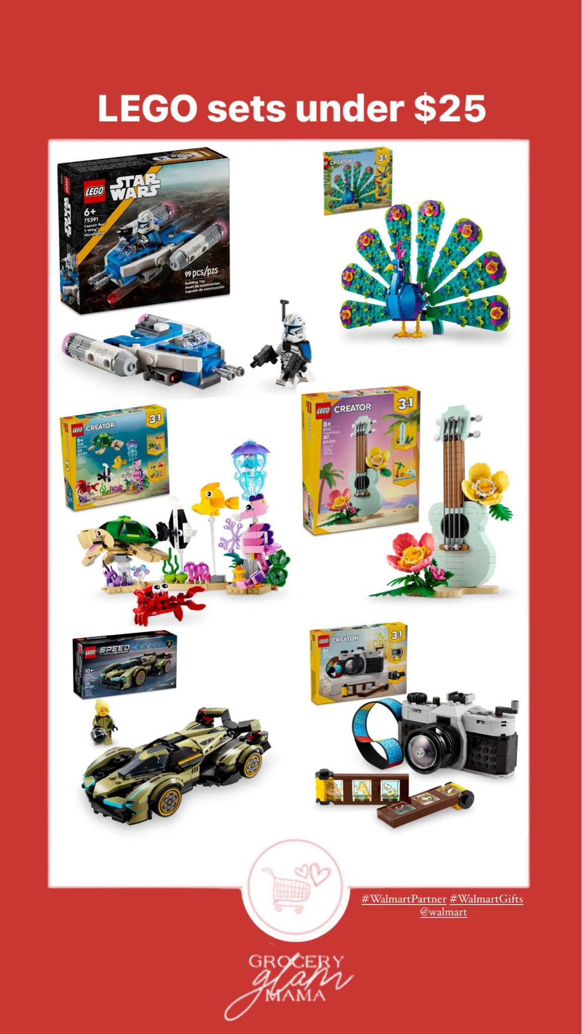 Lego sets under $25 and going fast!!!! @walmart #WalmartPartner #WalmartGifts

#LTKHoliday #LTKKids #LTKGiftGuide