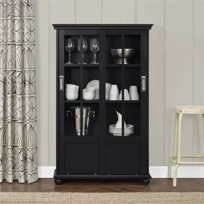 Franconia Standard Bookcase Andover Mills™ Color: Black | Wayfair North America