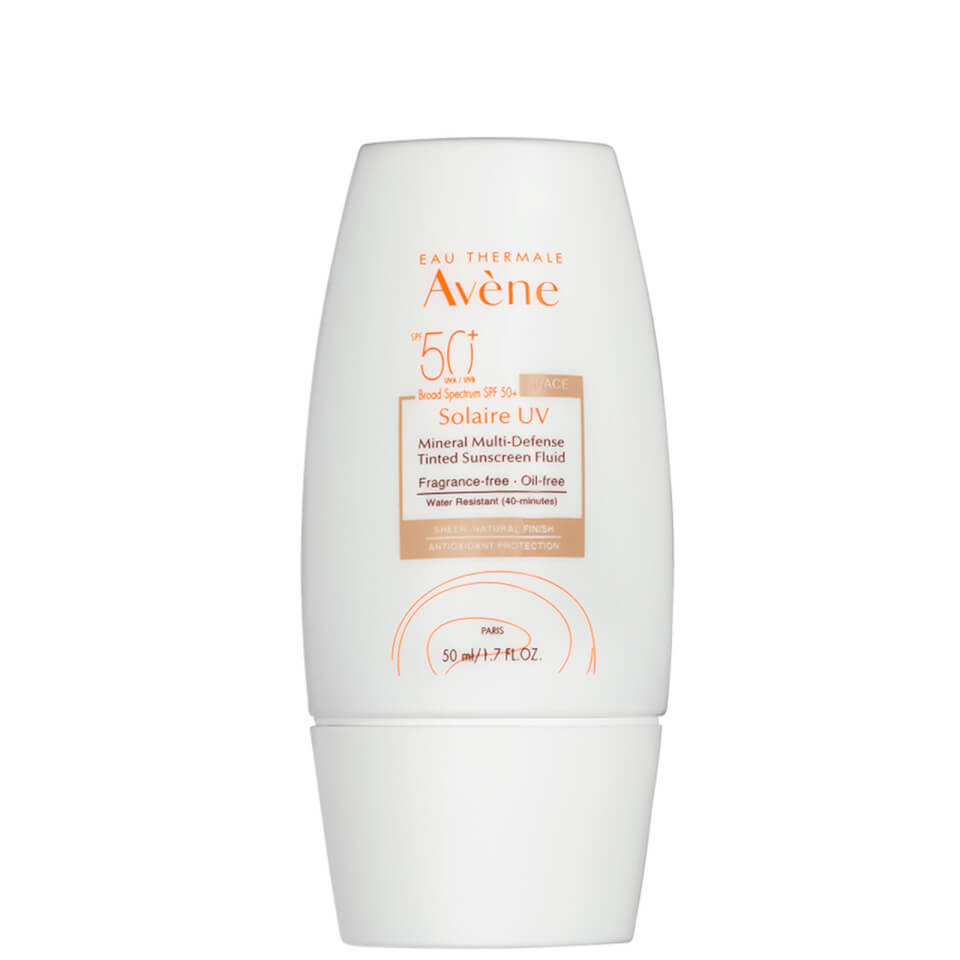Avene Solaire UV Mineral Multi-Defense Tinted Sunscreen Fluid SPF 50+ 1.7 fl. oz. | Skinstore