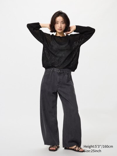Baggy Curve Jeans (Shorter) | UNIQLO (UK)