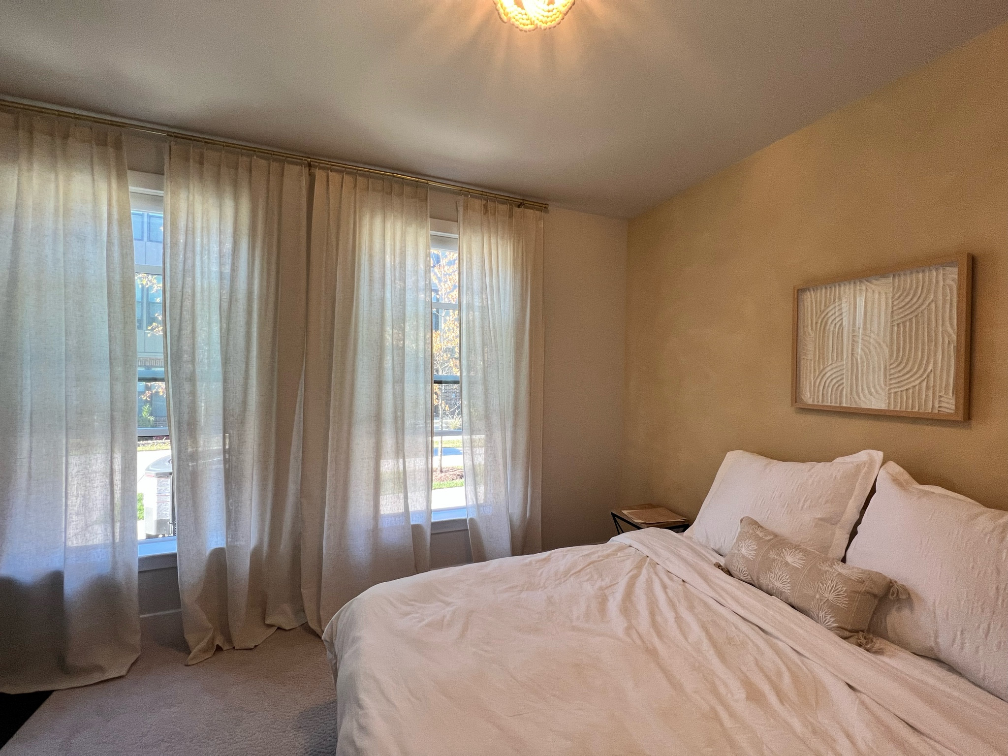 Guest room is looking better than ours! Love these linen curtains to complete the space ✨✨

#LTKSeasonal #LTKhome #LTKunder50