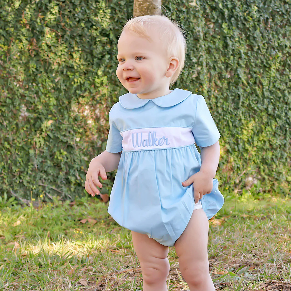 Light Blue Collared Bubble | Classic Whimsy