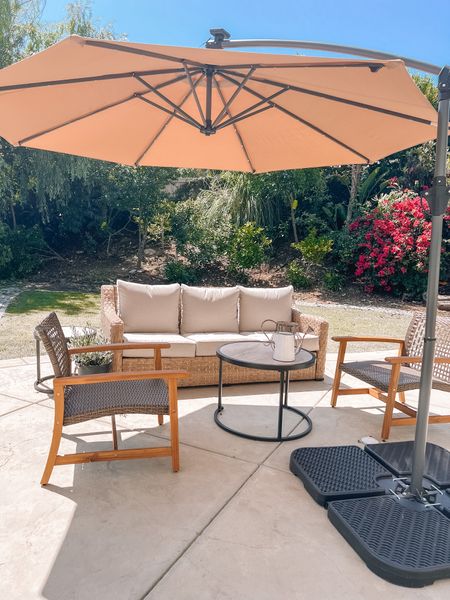 Walmart, better homes and gardens, sofa, nesting tables, and cover under $500! 
Umbrella, outdoor patio, summer, fall, transition  

#LTKSale #LTKsalealert #LTKhome