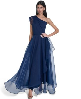 Women's One-Shoulder Ball Gown | Macy's