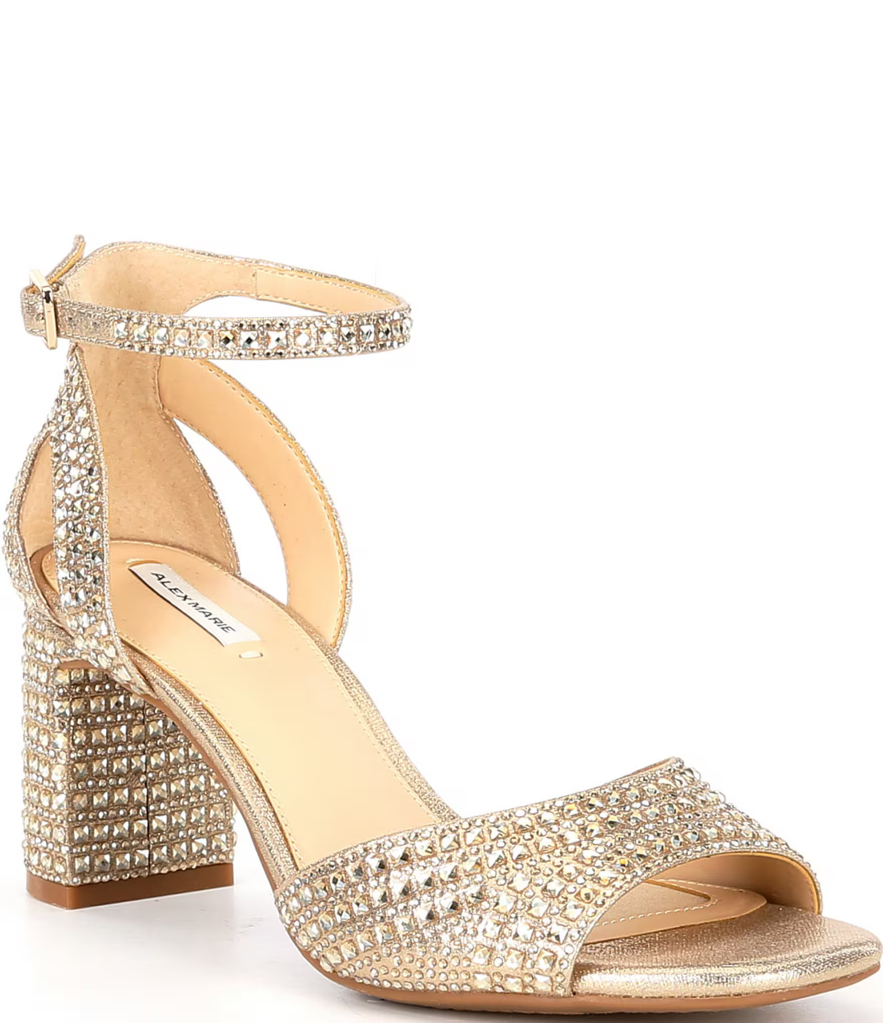 Alex Marie Ellise Rhinestone Embellished Ankle Strap Dress Sandals | Dillard's | Dillard's