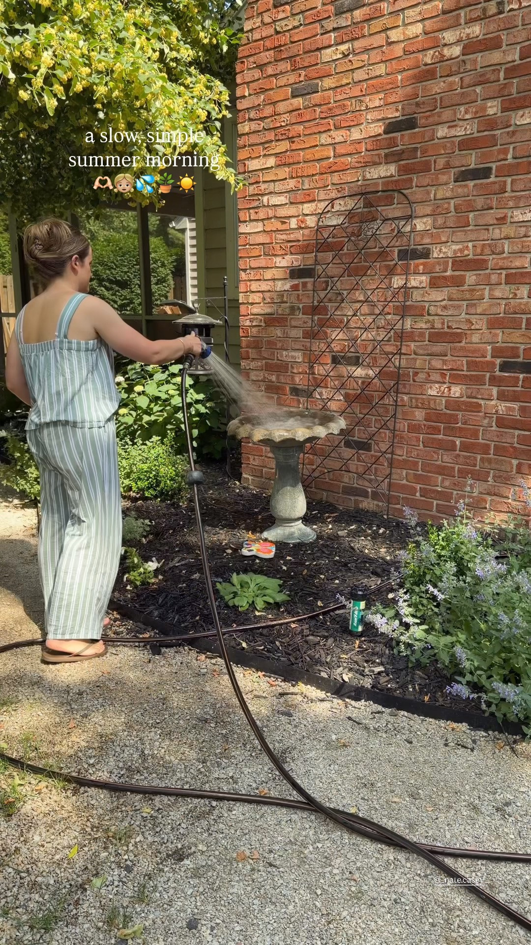 Some of my favorite summer memories are the simplest ones—watering the garden, tending to our planters, and spending slow mornings outside with the girls. I’ve linked the outdoor patio finds, planters, gardening favorites, and cozy pajamas featured throughout this little slice of summer at home.





outdoor patio decor
outdoor patio furniture
large outdoor planters
retractable garden hose reel
outdoor planters
gardening essentials
garden decor
summer gardening
screened porch decor
outdoor living space
backyard garden ideas
women’s pajamas
matching family pajamas
cozy pajama set
summer home inspiration

#LTKHome #LTKdayinmylife #LTKmomlife