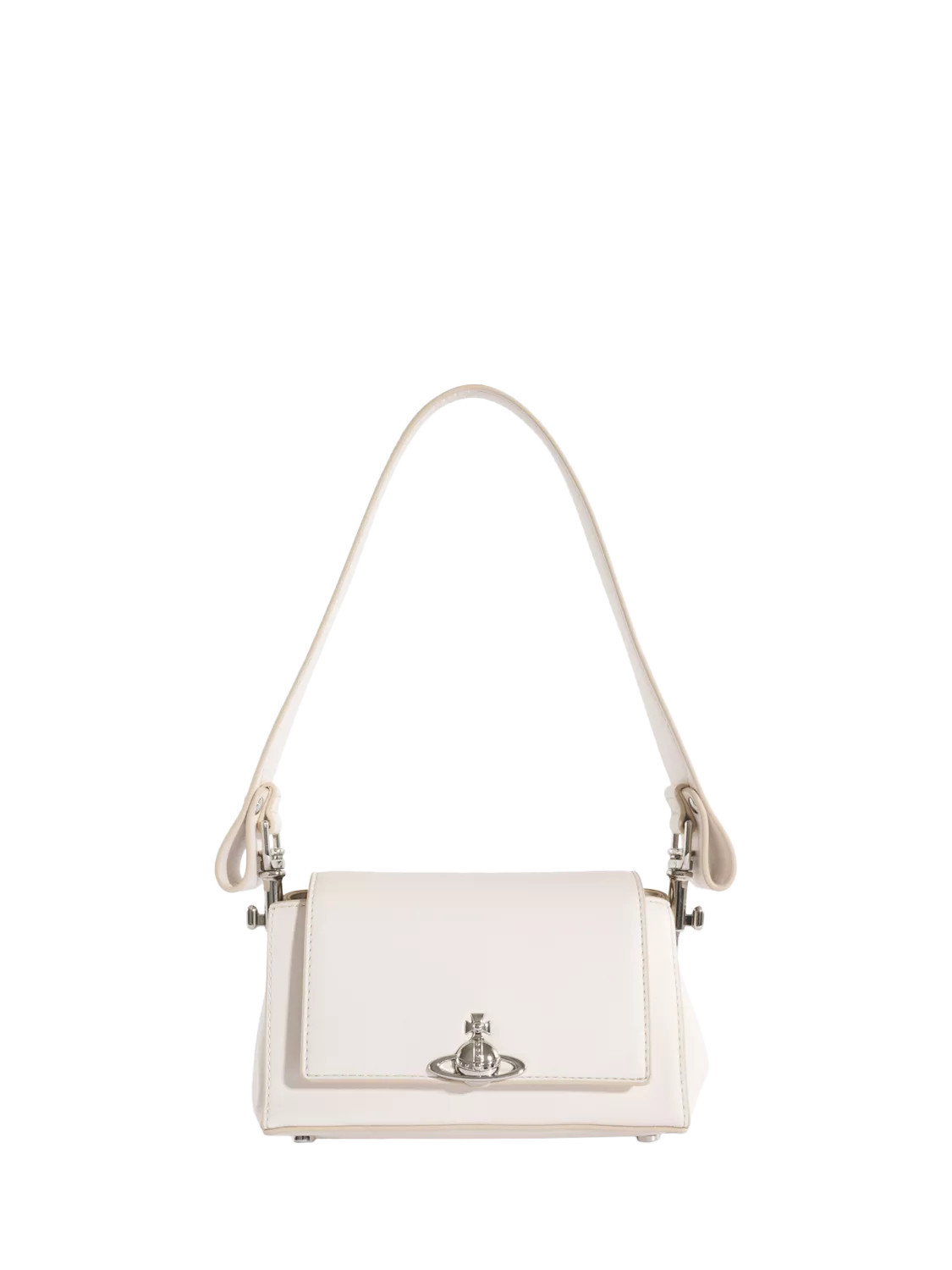 Vivienne Westwood Small Hazel Handbag, White | John Lewis (UK)